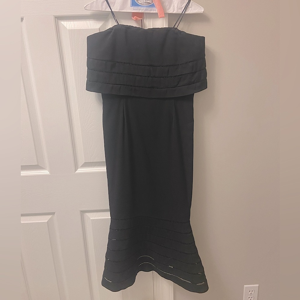 C/Meo Collective Black Strapless Dress